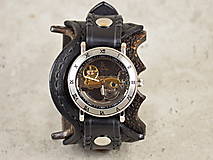 Náramky - Steampunk hodinky, netradičné hodinky, unikátne hodinky - 16211405_