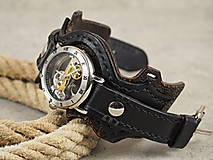 Náramky - Steampunk hodinky, netradičné hodinky, unikátne hodinky - 16211410_