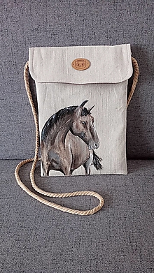 Kabelky - Crossbody taška s koňom - 16212012_