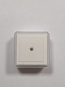 Iné šperky - Neosadený hnedý diamant 0.30ct - 16210108_