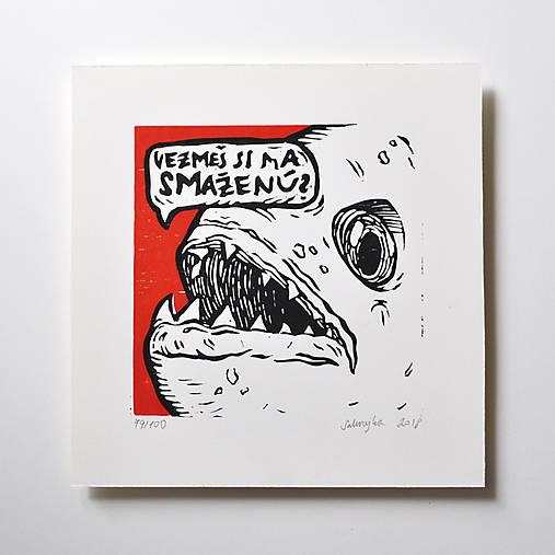 Grafika - Vezmeš si ma smaženú? - 16210286_