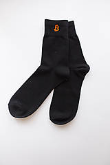 Ponožky, pančuchy, obuv - Ponožky s logom Bitcoinu - 16214364_