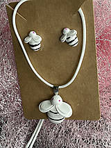 Sady šperkov - 50% ZĽAVA - Betonový náhrdelník a náušnice v dárkovém setu - 16214785_
