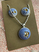 Sady šperkov - 50% ZĽAVA - Betonový náhrdelník a náušnice v dárkovém setu - 16214887_