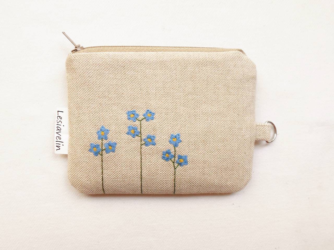 Peňaženka/dokladovka Nezábudky