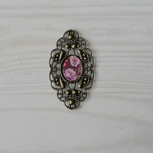 Polotovary - Kovový rámik staromosadz-RM036 - 5cmx3cm - 16216940_
