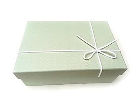Úložné priestory & Organizácia - Darčeková krabica "pastel green, M-L" skladom - 16215274_