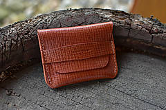 Peňaženky - kožené puzdro "flap" - 16219036_