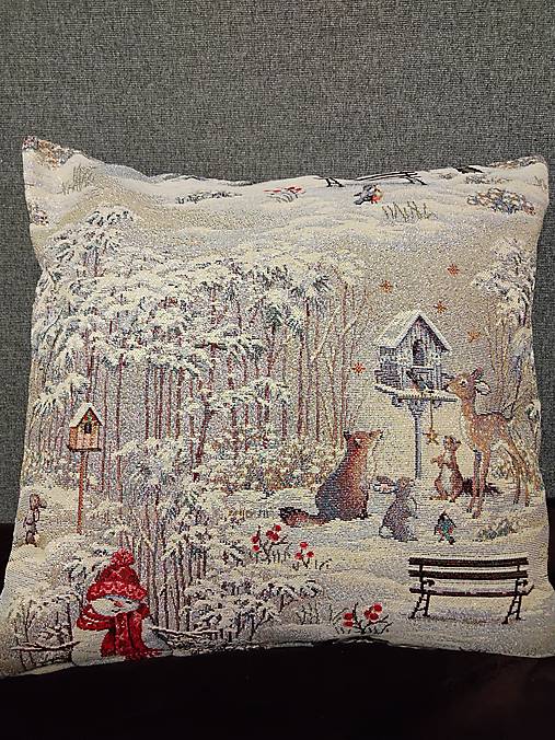 Detský textil - Obliečka:Vianočná príroda  - 16219229_