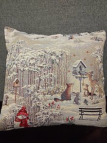 Detský textil - Obliečka:Vianočná príroda - 16219229_