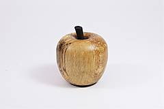 Dekorácie - Dekoratívne jabĺčko zo spaltovaného bukového dreva - 16218761_