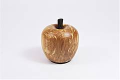 Dekorácie - Dekoratívne jabĺčko zo spaltovaného bukového dreva - 16218762_