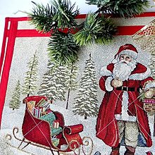 Úžitkový textil - Vianočný koberček - dečka - prestieranie - 43cm x 34cm - 16219078_