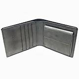 Pánske tašky - Pánska peňaženka - 4karty (šedá-čierna) - 16220980_