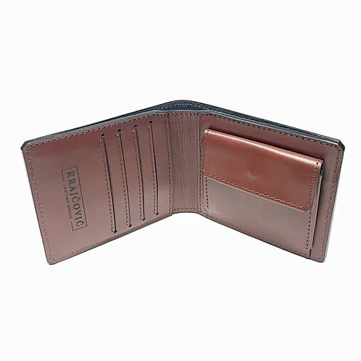 Pánska peňaženka - 4karty (hnedá)