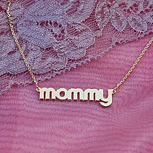 Náhrdelníky - Retiazka "mommy" - 16220697_