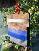 Batohy - HNEDO-FAREBNÝ kožený ruksak - 16220410_