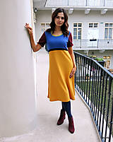 Šaty - FLESH - pletené šaty pestrobarevné - 16221159_