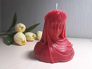 Sviečky - Ručne robená voňavá sviečka s obsahom esenciálnych vonných olejov - VEJL - červené ovocie - 16220190_
