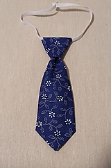 Pánske doplnky - kravata folk "modrotlač" rôzne varianty - 16222436_