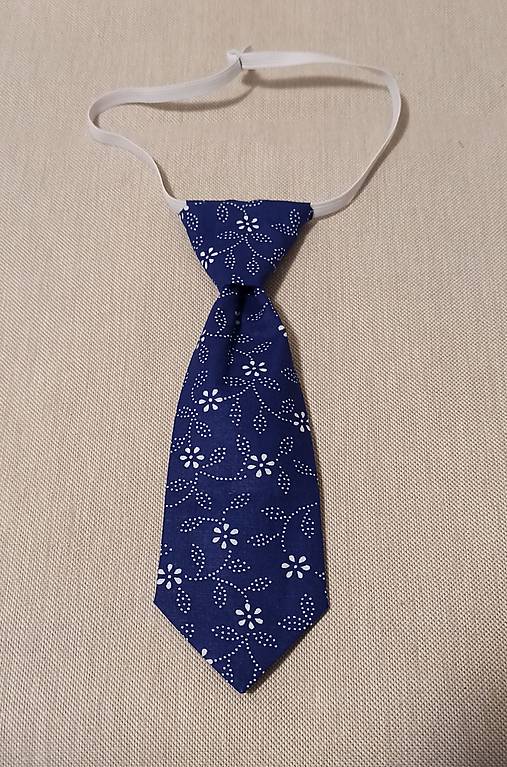 Pánske doplnky - kravata folk "modrotlač" rôzne varianty (4. detská 20 cm) - 16222436_