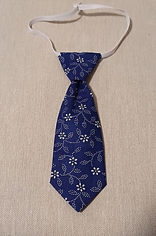 Pánske doplnky - kravata folk "modrotlač" rôzne varianty (7. detská 20 cm) - 16222436_
