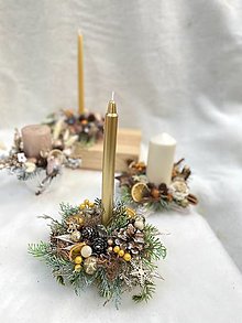 Svietidlá a sviečky - Vianočný svietnik - 16222298_