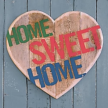 Papier - Servítka Drevené srdce Home Sweet Home 3ks - 16221722_
