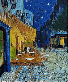 Obrazy - Café Terrace at Night - 16223151_