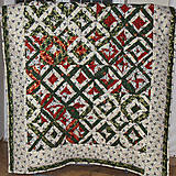 Úžitkový textil - Patchworková deka - vianočná - 16223911_