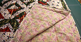 Úžitkový textil - Patchworková deka - vianočná - 16223912_