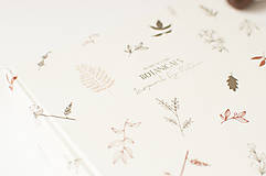 Papiernictvo - Zápisník / diár / notes "Botanicals " - 16225189_