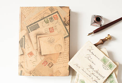 Papiernictvo - Zápisník / diár / notes "Letters lover " - 16225193_