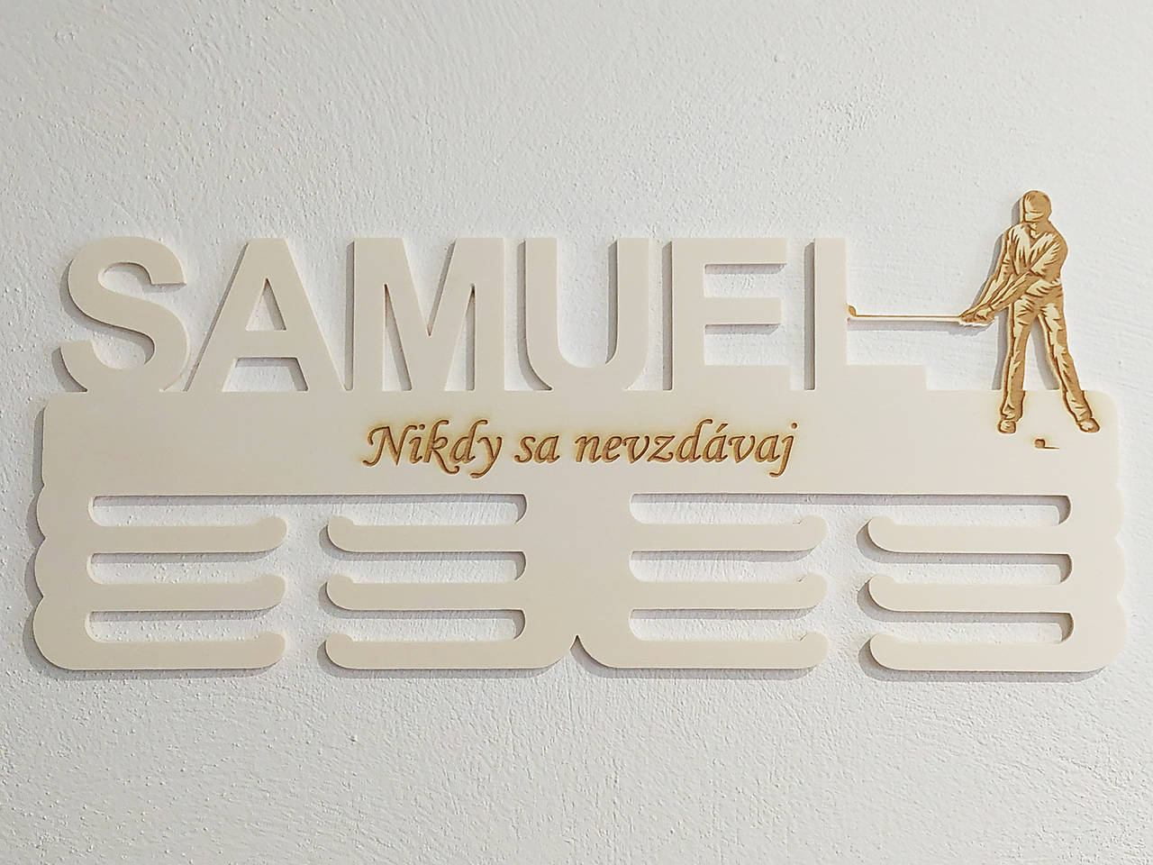 Držiak na medaily na mieru 45cm Golf