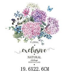 Papier - NZ101 Nažehľovačka - kvety - 16225315_