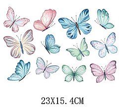 Papier - NZ101 Nažehľovačka - motýle - 16225321_