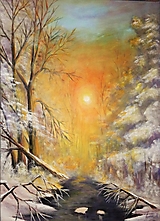 Obrazy - Zimný slnovrat - 16225399_