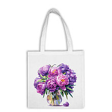 Iné tašky - Bavlnená taška - Kvety 46 - 16225709_