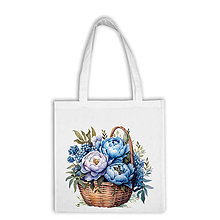 Iné tašky - Bavlnená taška - Kvety 55 - 16225723_
