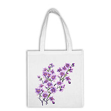 Iné tašky - Bavlnená taška - Kvety 58 - 16225726_