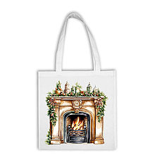 Iné tašky - Bavlnená taška - Vianoce 1 - 16225742_