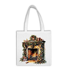 Iné tašky - Bavlnená taška - Vianoce 2 - 16225743_