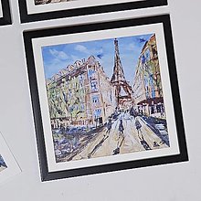 Grafika - Eiffel tower, Paríž (print limitovanej edície) - 16226722_