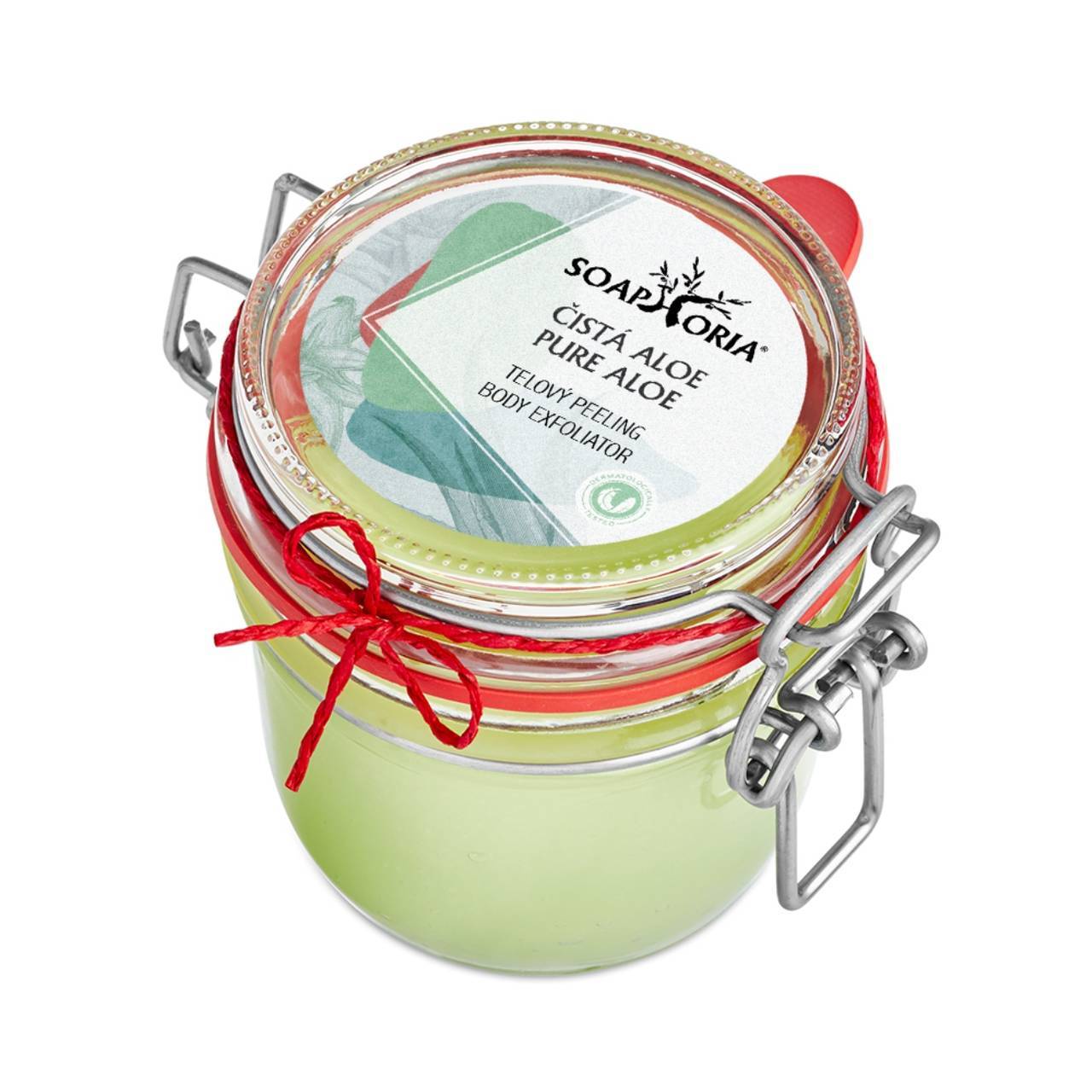 Čistá aloe - organický soľný telový peeling Soaphoria