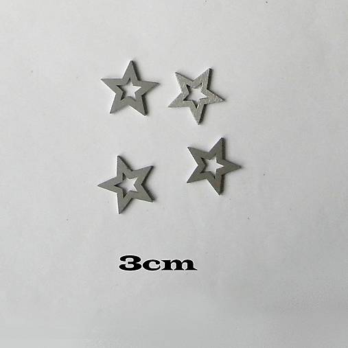 Polotovary - Hviezda 3cm - preglejka - bal.4ks - 16227017_