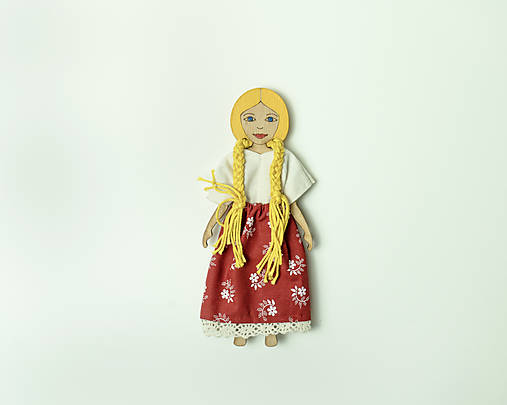 Bábika obliekacia folklórna dievčatko...