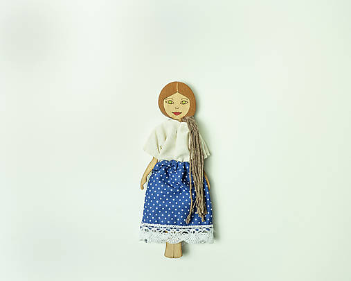 Bábika obliekacia folklórna dievčatko...