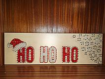 Obrazy - Vianočný nápis HO-HO-HO - 16227899_