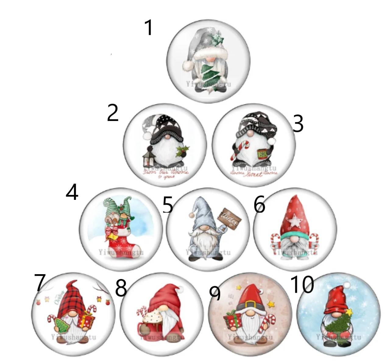 KA101 Kabošon vianočný 12 mm