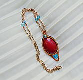Náhrdelníky - Drôtikovaný náhrdelník - 16229095_